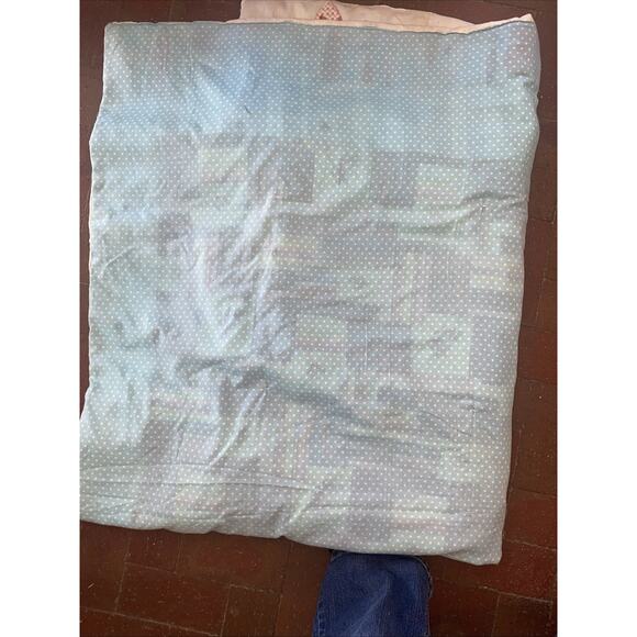 Vintage 1960s Mid-Century Handmade Medium Weight Quilt Throw Twin 69”x 55” - Picture 9 of 9